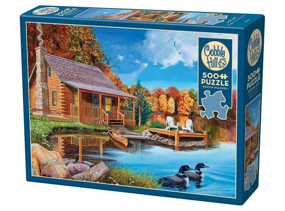 COBBLE HILL Puzzle Jazero potáplic 500 dielikov
