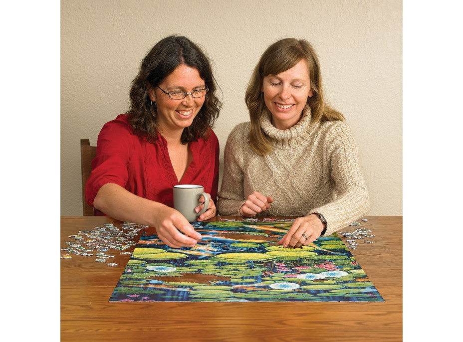 COBBLE HILL Puzzle Jazierko s koi kaprmi 1000 dielikov