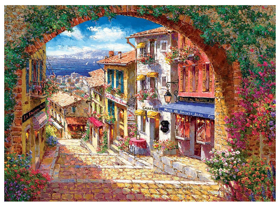 COBBLE HILL Puzzle Klenutý priechod do Cagne 500 dielikov