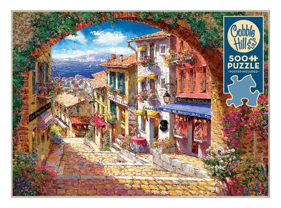 COBBLE HILL Puzzle Klenutý priechod do Cagne 500 dielikov