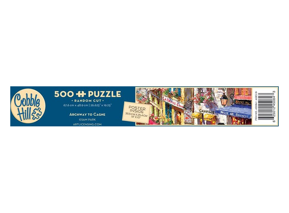 COBBLE HILL Puzzle Klenutý priechod do Cagne 500 dielikov