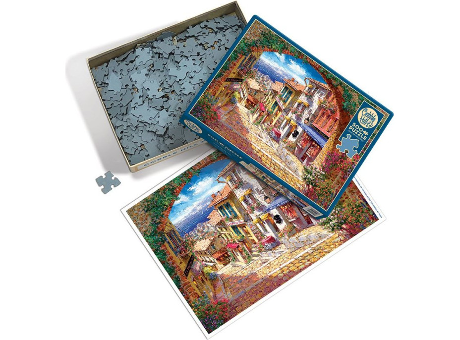 COBBLE HILL Puzzle Klenutý priechod do Cagne 500 dielikov
