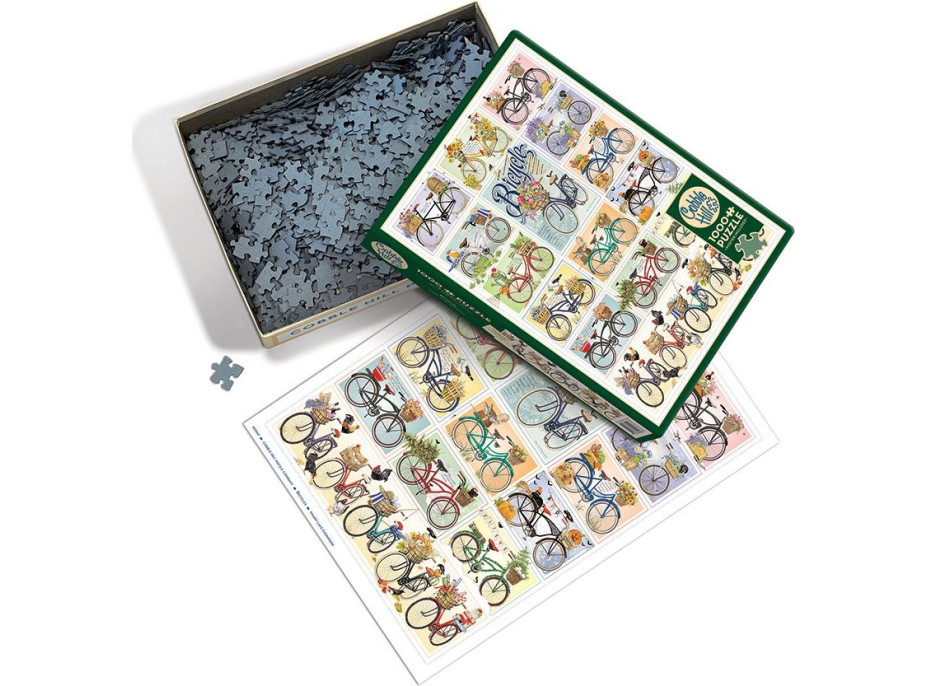 COBBLE HILL Puzzle Kolesá 1000 dielikov