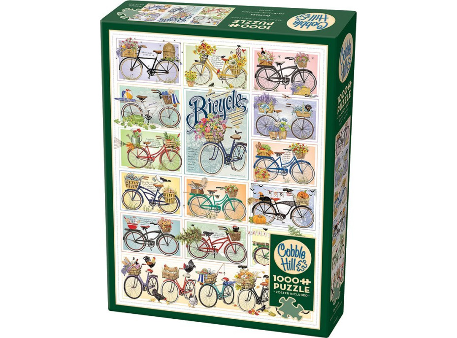 COBBLE HILL Puzzle Kolesá 1000 dielikov