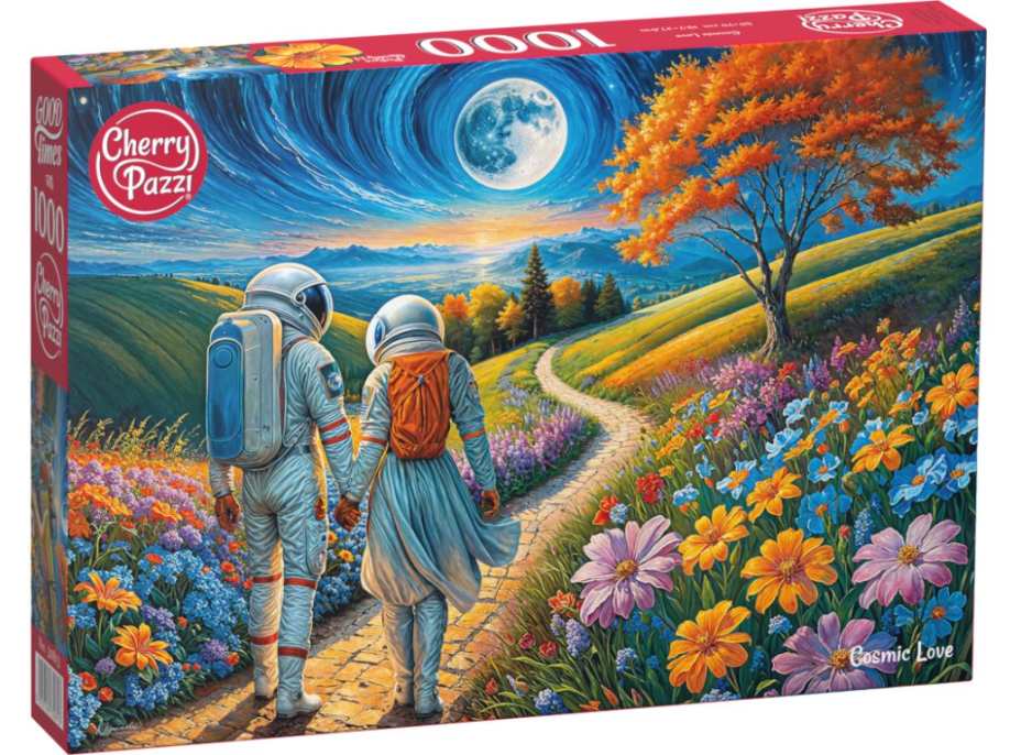 CHERRY PAZZI Puzzle Kozmická láska 1000 dielikov