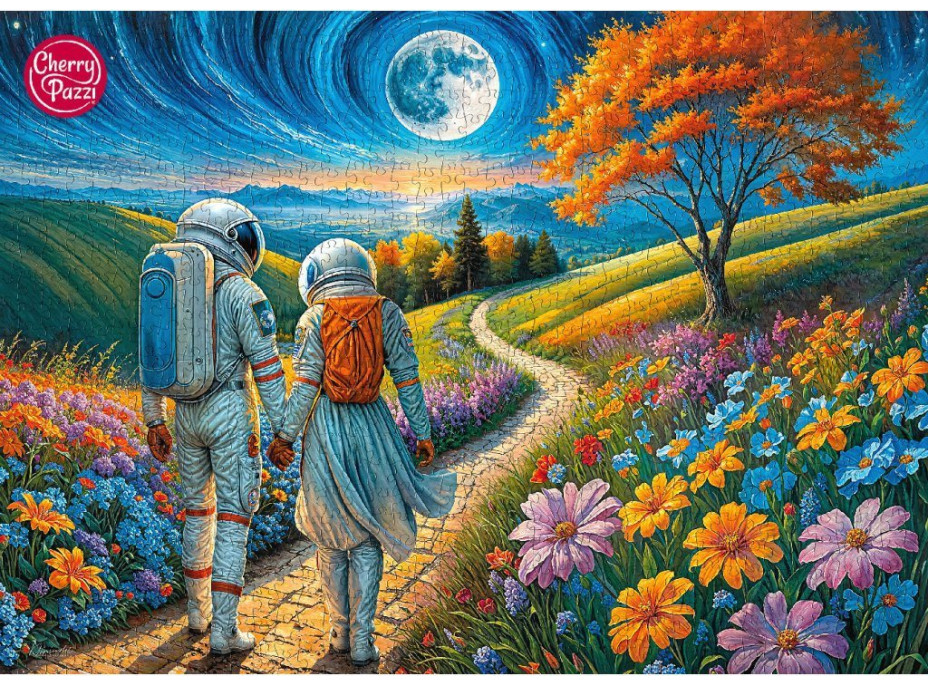 CHERRY PAZZI Puzzle Kozmická láska 1000 dielikov