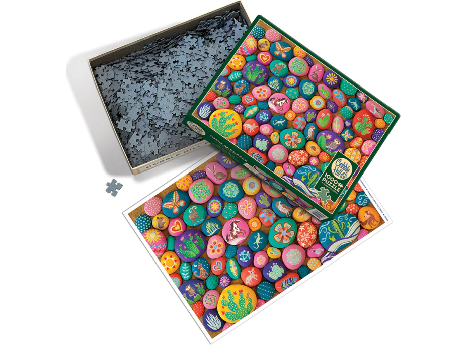 COBBLE HILL Puzzle Maľované kamene juhozápadu 1000 dielikov