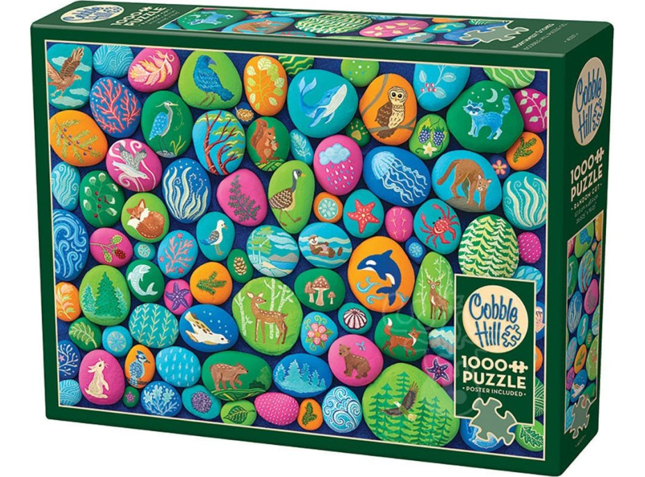 COBBLE HILL Puzzle Maľované kamene severozápadu 1000 dielikov
