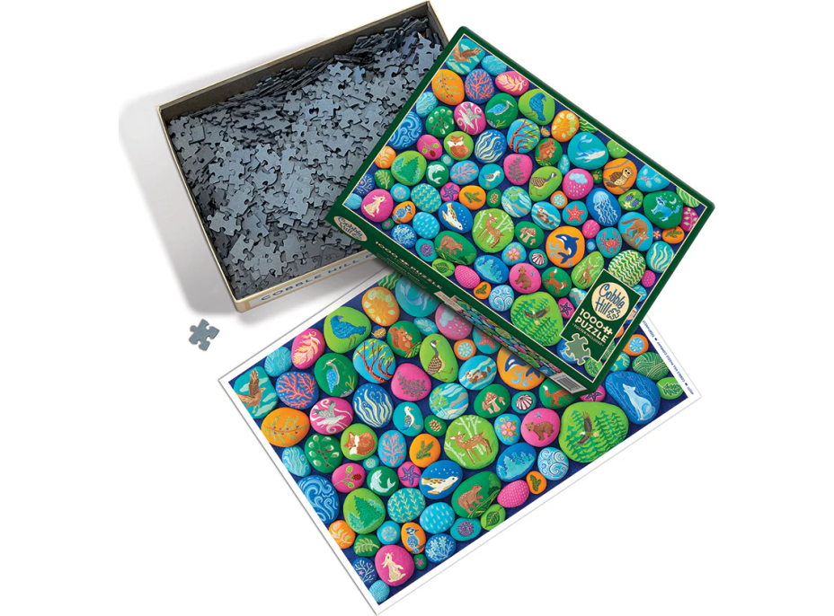 COBBLE HILL Puzzle Maľované kamene severozápadu 1000 dielikov