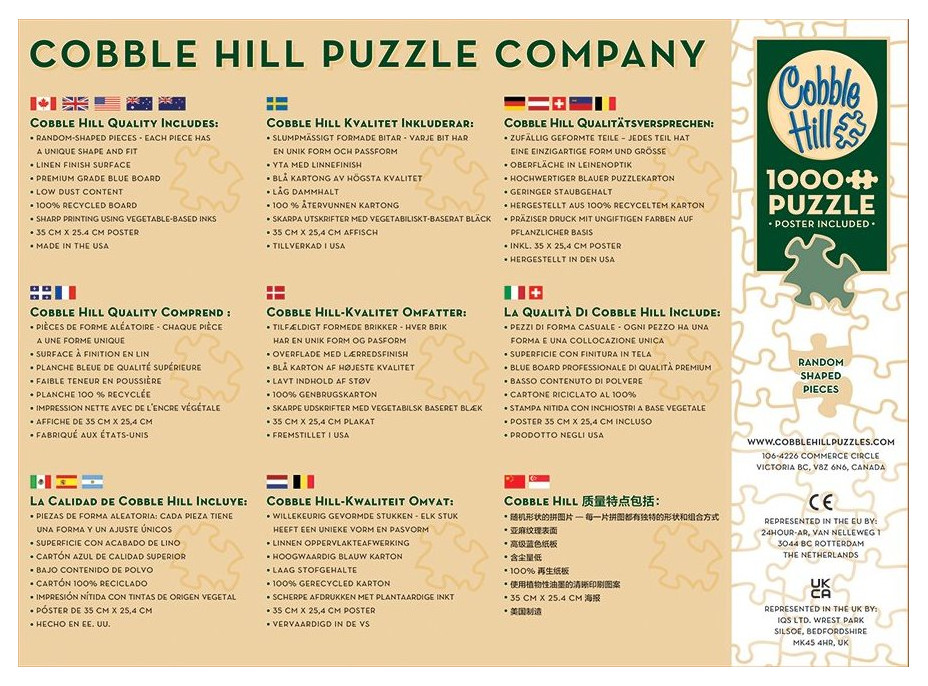 COBBLE HILL Puzzle Migrácia 1000 dielikov