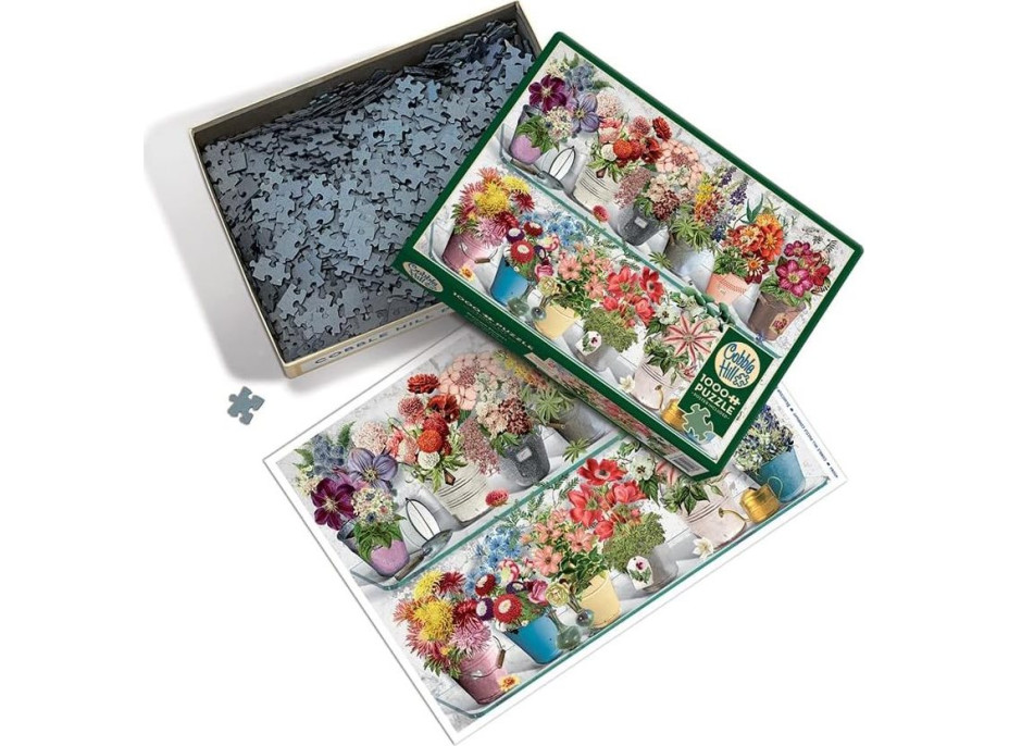 COBBLE HILL Puzzle Mnoho kvetov 1000 dielikov