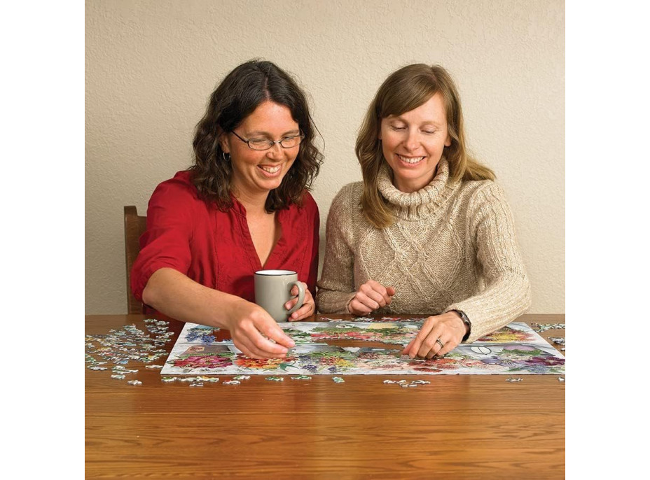 COBBLE HILL Puzzle Mnoho kvetov 1000 dielikov