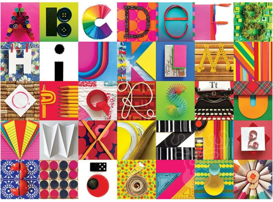COBBLE HILL Puzzle Nájdená abeceda 1000 dielikov