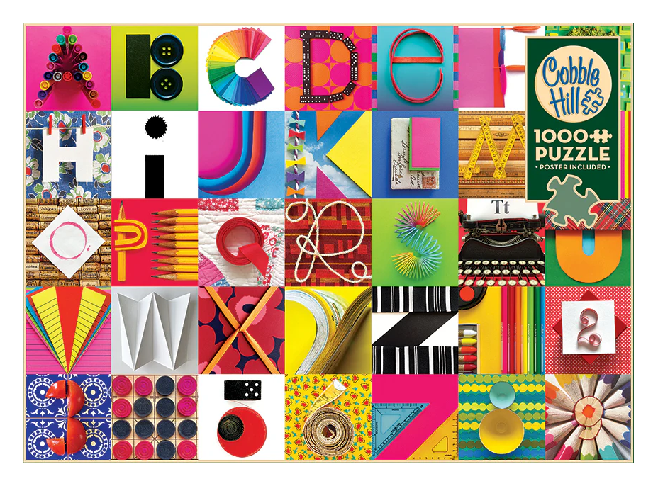 COBBLE HILL Puzzle Nájdená abeceda 1000 dielikov