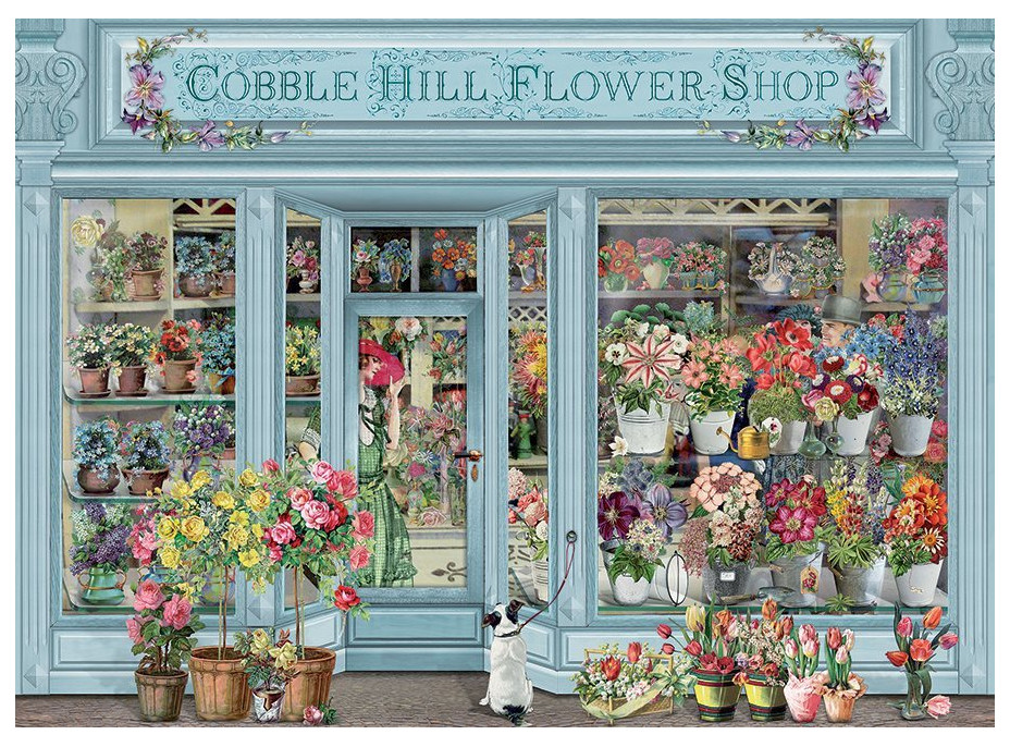 COBBLE HILL Puzzle Parížske kvety 1000 dielikov