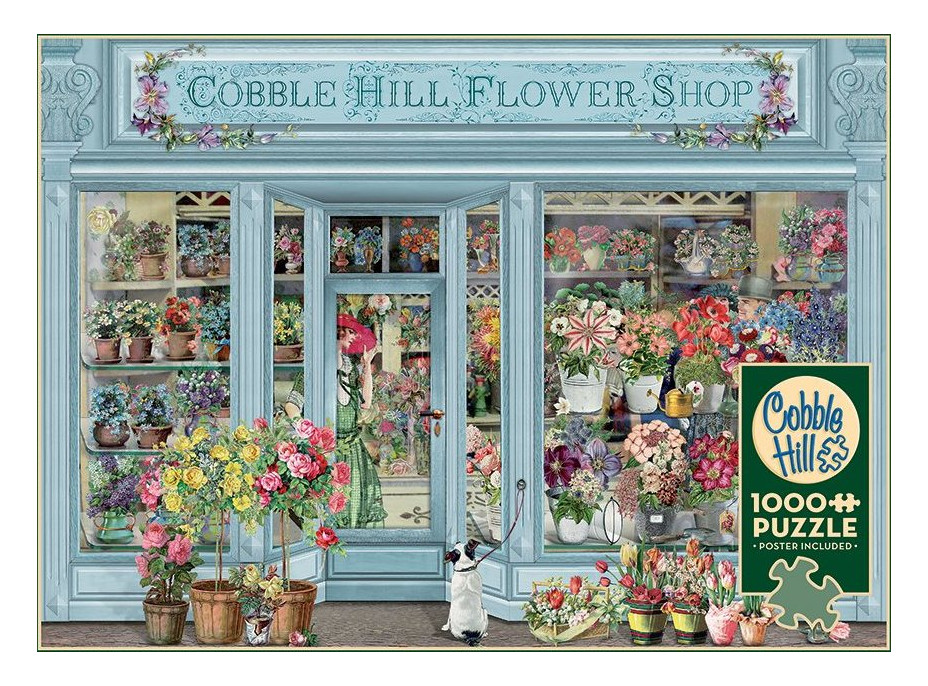 COBBLE HILL Puzzle Parížske kvety 1000 dielikov