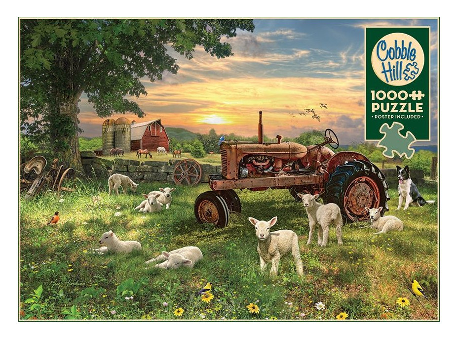 COBBLE HILL Puzzle Pole pri východe slnka 1000 dielikov