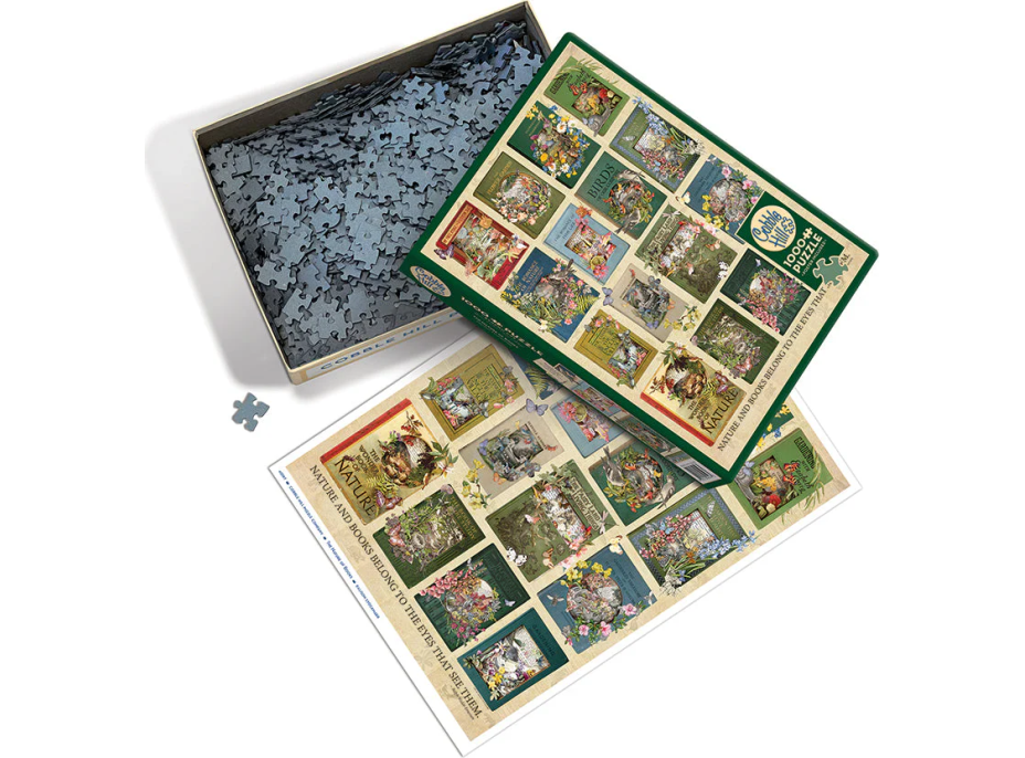 COBBLE HILL Puzzle Príroda v knihách 1000 dielikov