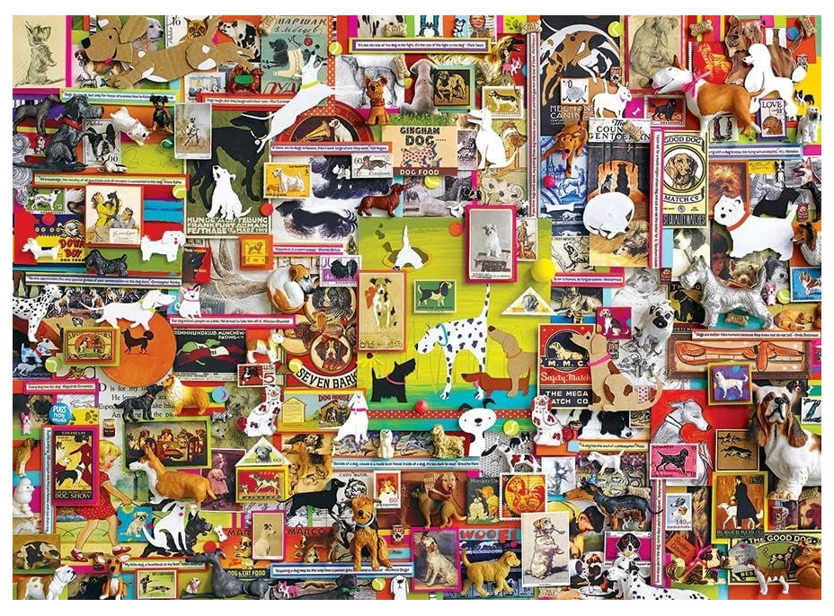 COBBLE HILL Puzzle Psie mesto 1000 dielikov