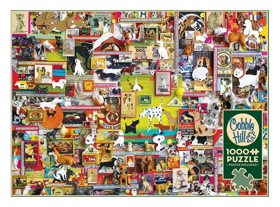 COBBLE HILL Puzzle Psie mesto 1000 dielikov