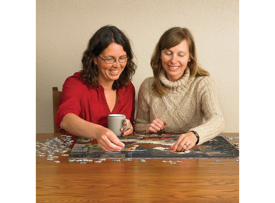 COBBLE HILL Puzzle Santa maľujúce autíčka 1000 dielikov