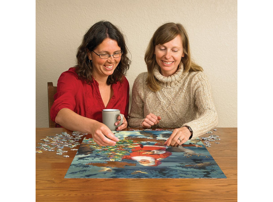 COBBLE HILL Puzzle Santov stromček 1000 dielikov
