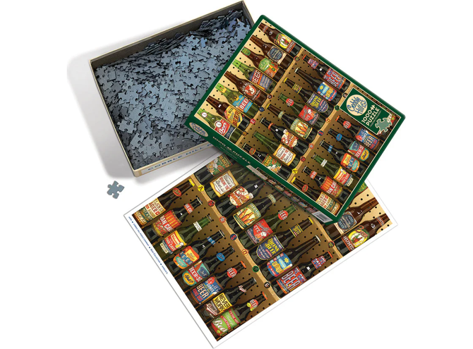 COBBLE HILL Puzzle Zbierka pív 1000 dielikov