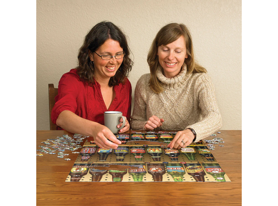 COBBLE HILL Puzzle Zbierka pív 1000 dielikov