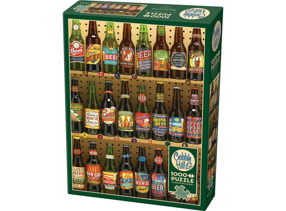 COBBLE HILL Puzzle Zbierka pív 1000 dielikov