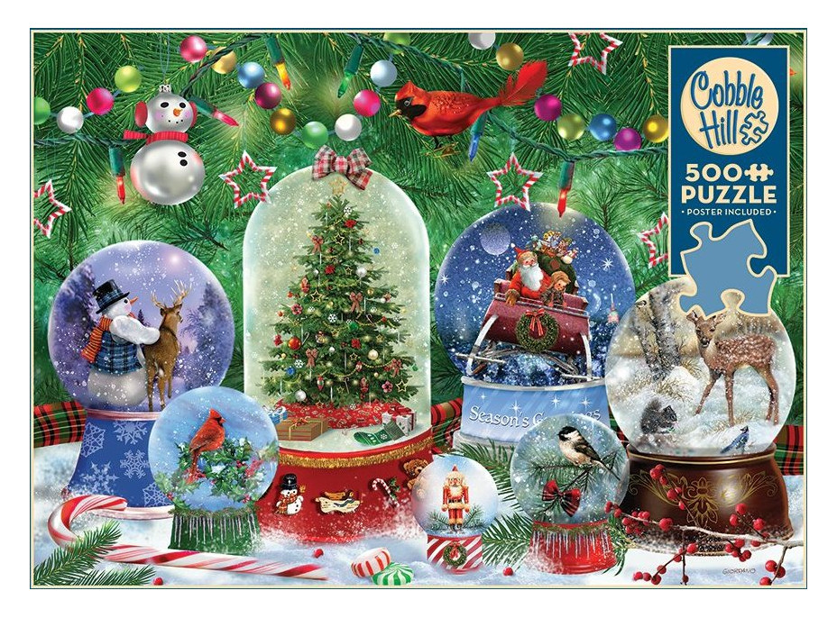COBBLE HILL Puzzle Snežítka 500 dielikov