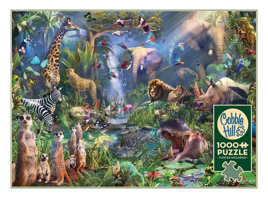COBBLE HILL Puzzle V džungli 1000 dielikov