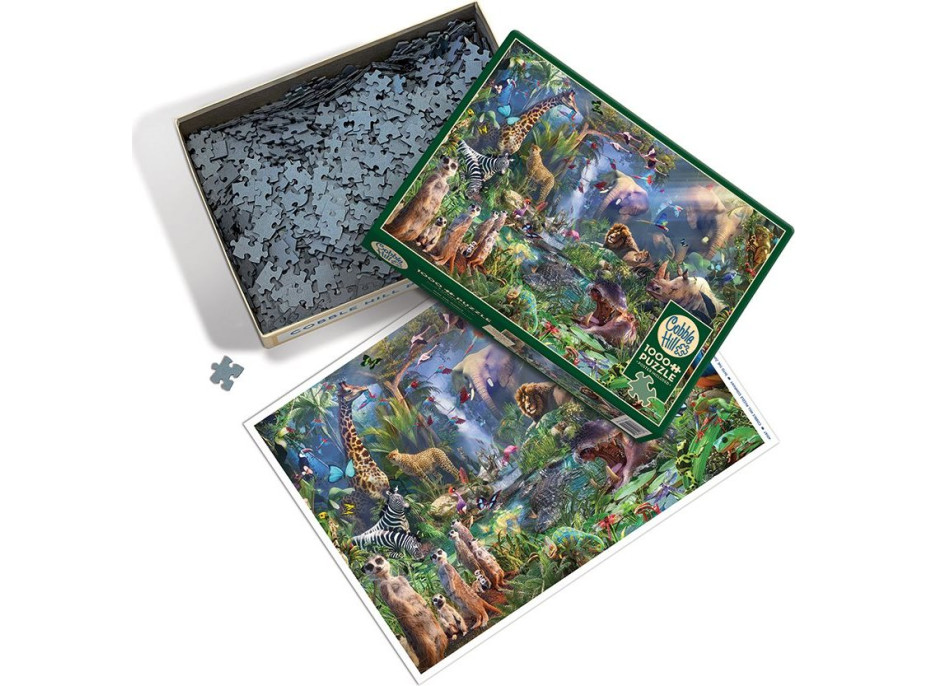 COBBLE HILL Puzzle V džungli 1000 dielikov