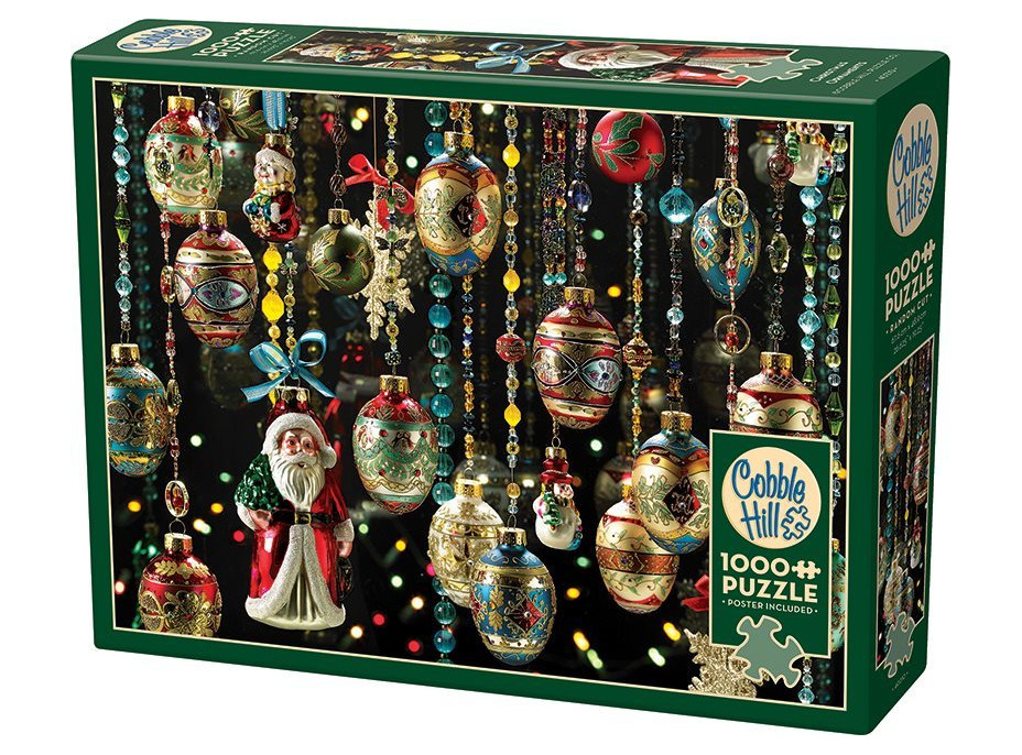 COBBLE HILL Puzzle Vianočné ozdoby 1000 dielikov