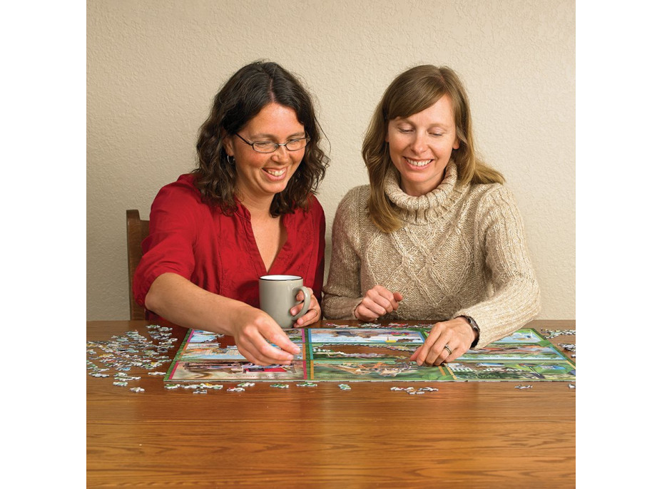 COBBLE HILL Puzzle Veveričky na prázdninách 1000 dielikov
