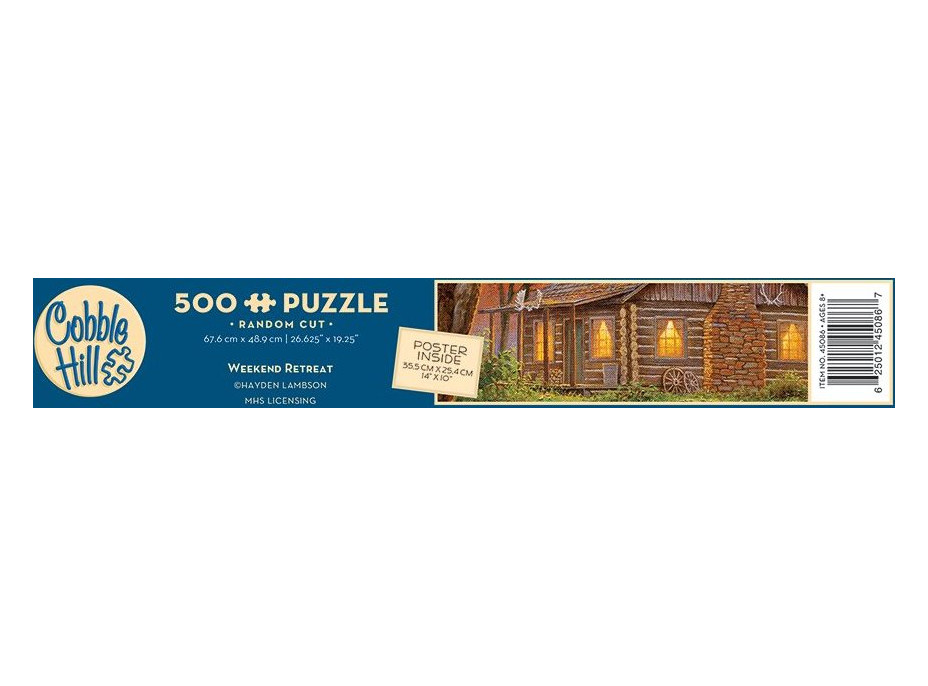 COBBLE HILL Puzzle Víkendové útočisko 500 dielikov