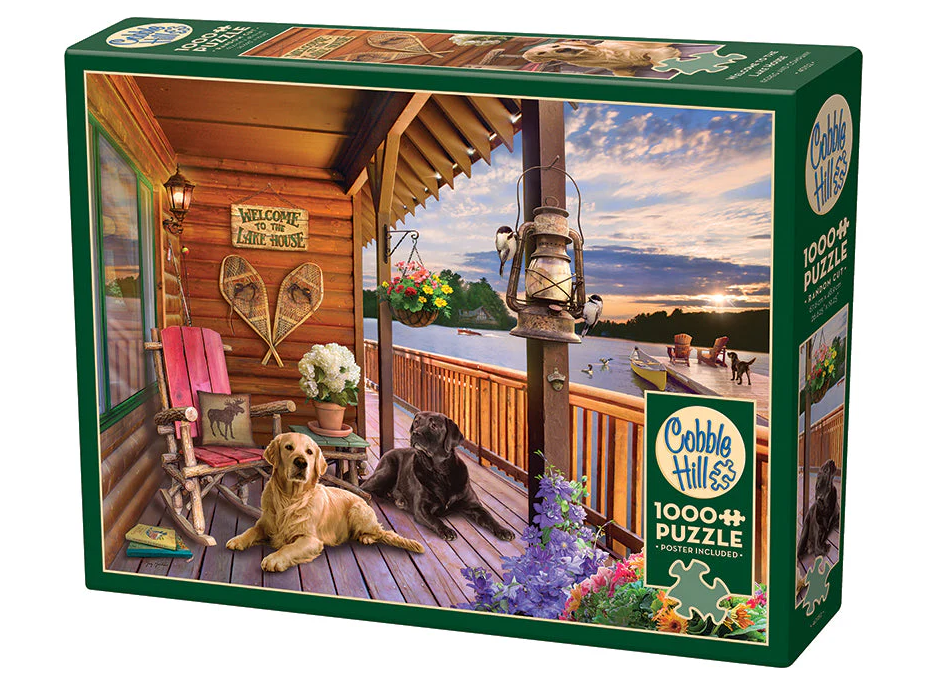 COBBLE HILL Puzzle Vitajte v dome pri jazere 1000 dielikov