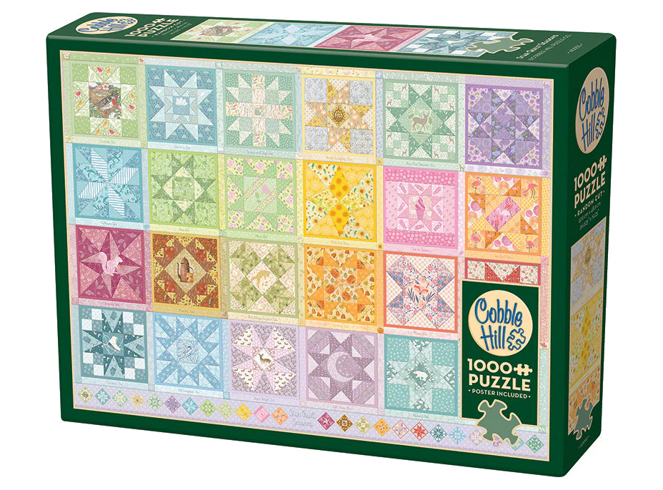 COBBLE HILL Puzzle Vyšívaná deka: Hviezdne ročné obdobia 1000 dielikov