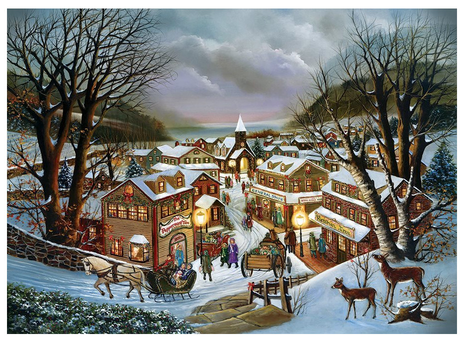 COBBLE HILL Puzzle Spomienka na Vianoce 1000 dielikov