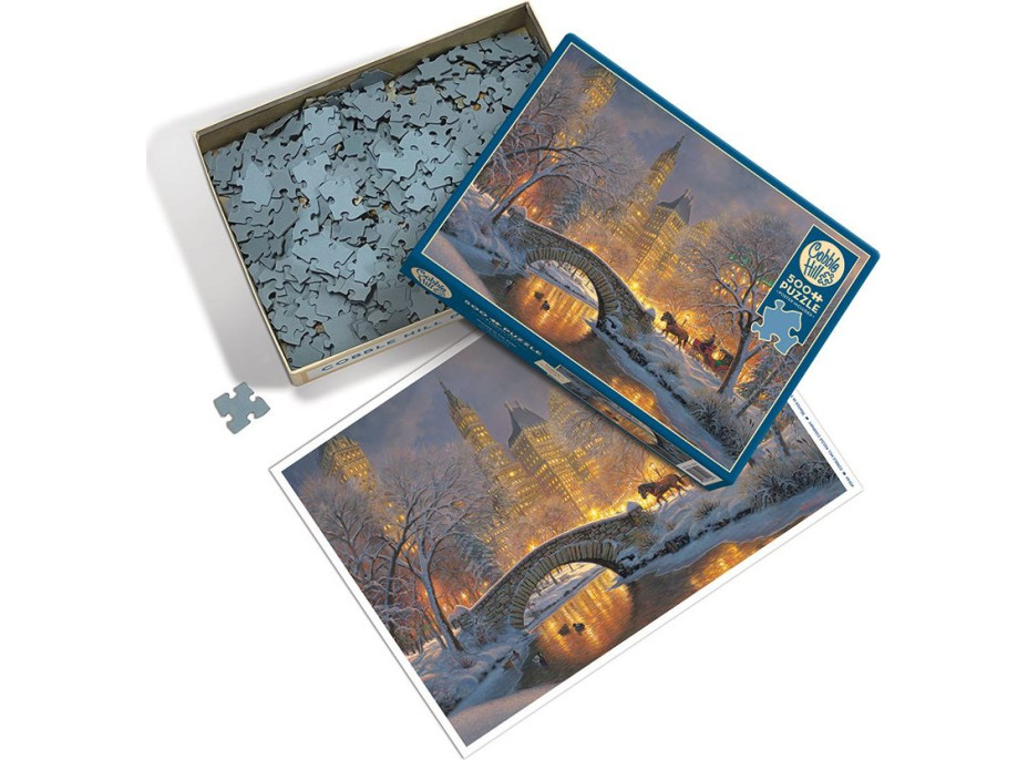 COBBLE HILL Puzzle Zima v parku 500 dielikov