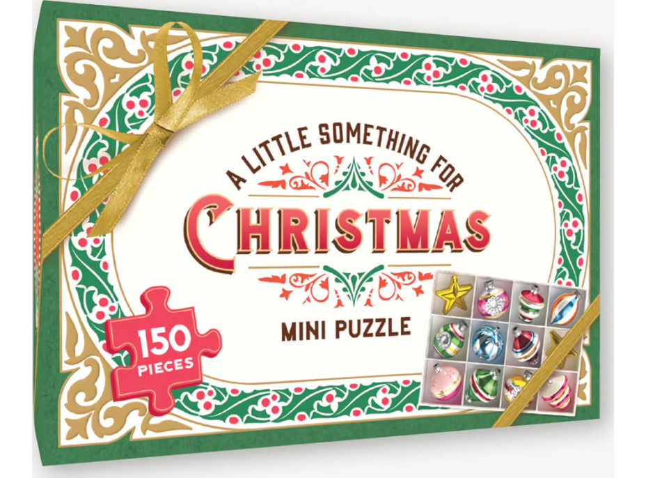 Chronicle Books Niečo málo na Vianoce mini puzzle 150 dielikov