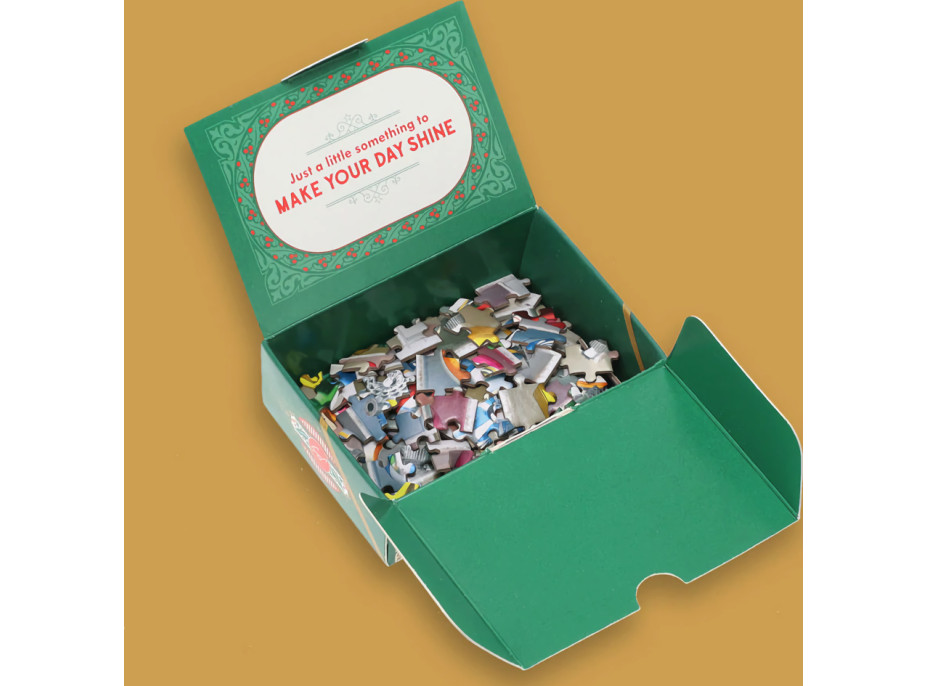 Chronicle Books Niečo málo na Vianoce mini puzzle 150 dielikov