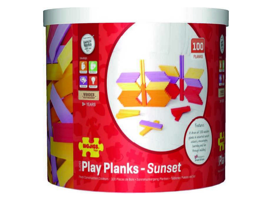 Bigjigs Toys Hracie dosky západ slnka 100 dielov