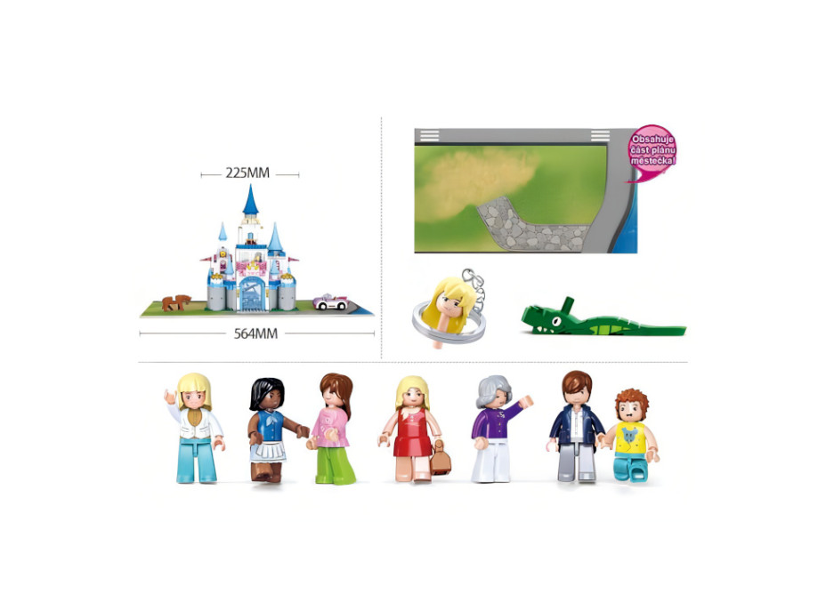 Sluban Girls Dream Holidays M38-B0610 Romantický zámok