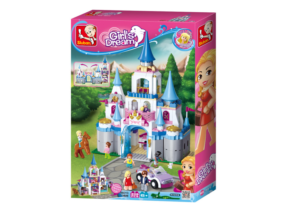 Sluban Girls Dream Holidays M38-B0610 Romantický zámok