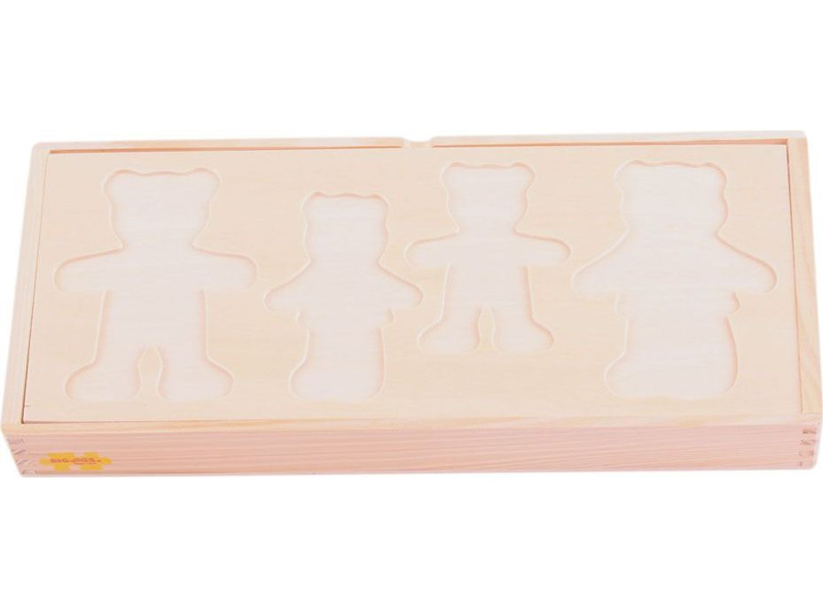 Bigjigs Toys Oblékací puzzle Medvedia rodinka