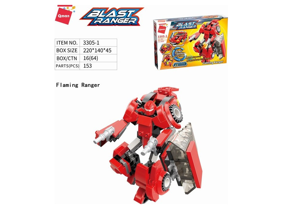 Qman Blast Ranger 3305 sada 4 kusov