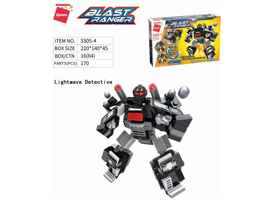 Qman Blast Ranger 3305 sada 4 kusov
