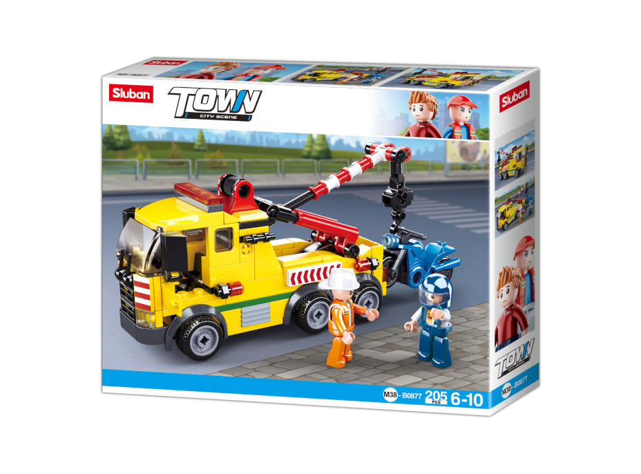 Sluban Town M38-B0877 Odťahovka s motorkou