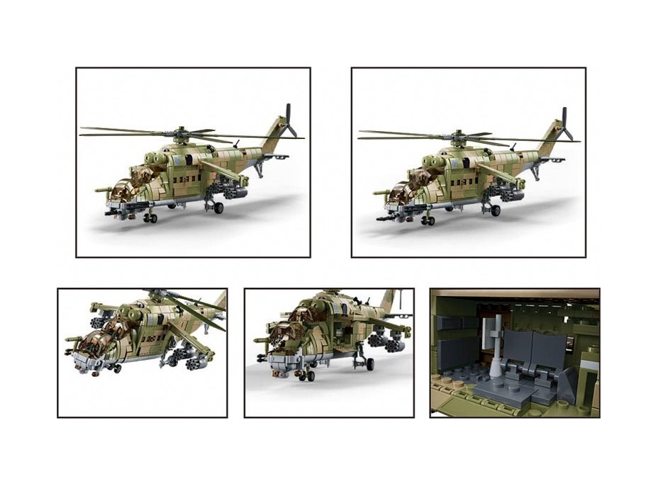 Sluban Bojový vrtuľník MI-24S M38-B1137