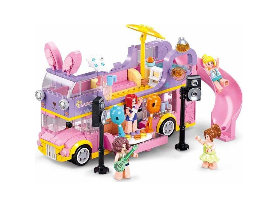 Sluban Rock Hudobné obytné vozidlo Double Decker M38-B1165 Sluban Rock Hudobné obytné vozidlo Double Decker M38-B1165